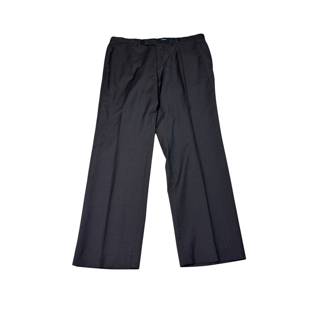 Hugo Boss Sharp1 Mens Dark Grey 100% Virgin Wool Dress Pants 36R 36x30